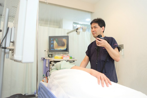 内視鏡検査の様子
